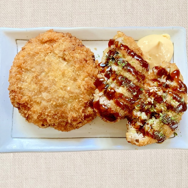 お好み焼き風〜メンチカツ
